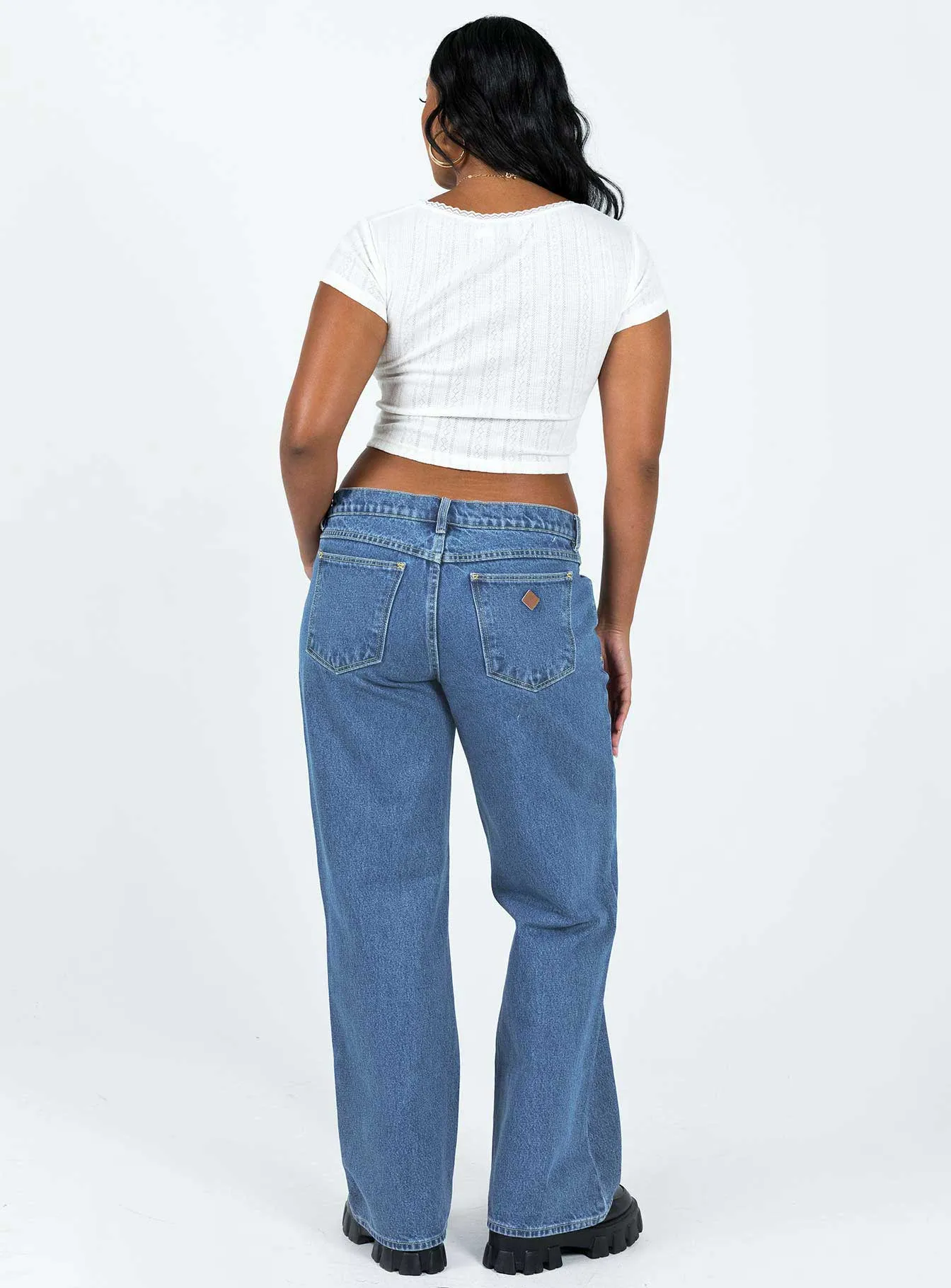 Abrand 99 Low & Wide Chantell Organic Jeans