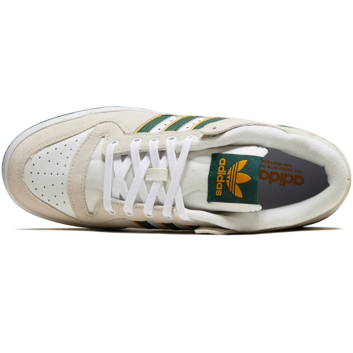 Adidas Forum 84 Low ADV Crystal White/Dark Green/Preloved Yellow