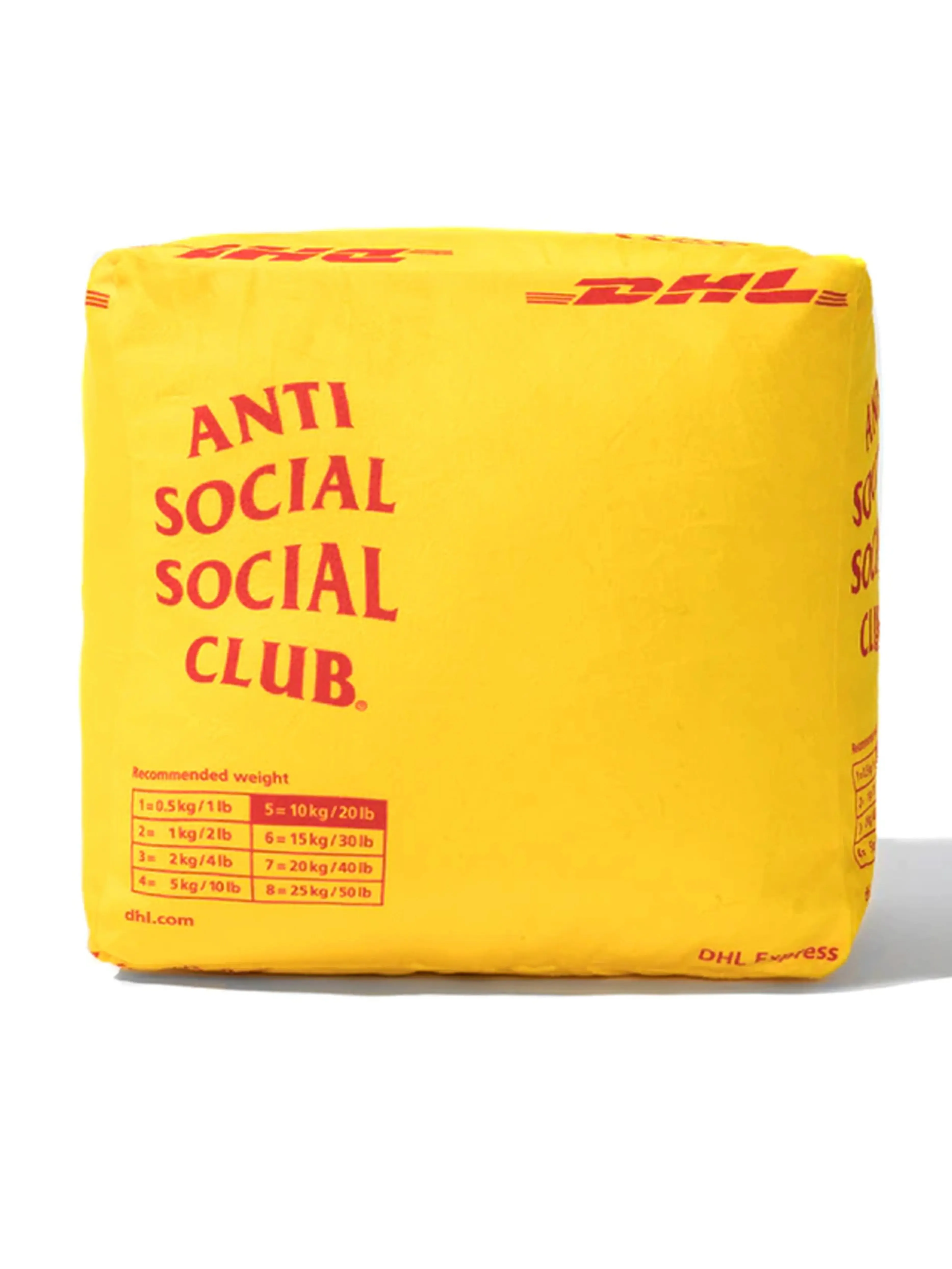 Anti Social Social Club x DHL Pillow Yellow