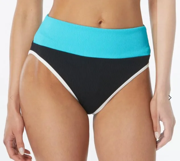 BEACH HOUSE SPORT GEM COLOR BLOCK HIGH WAIST BOTTOM