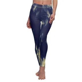 Bynelo Tie Dye Mirage Blue Women's Casual Leggings