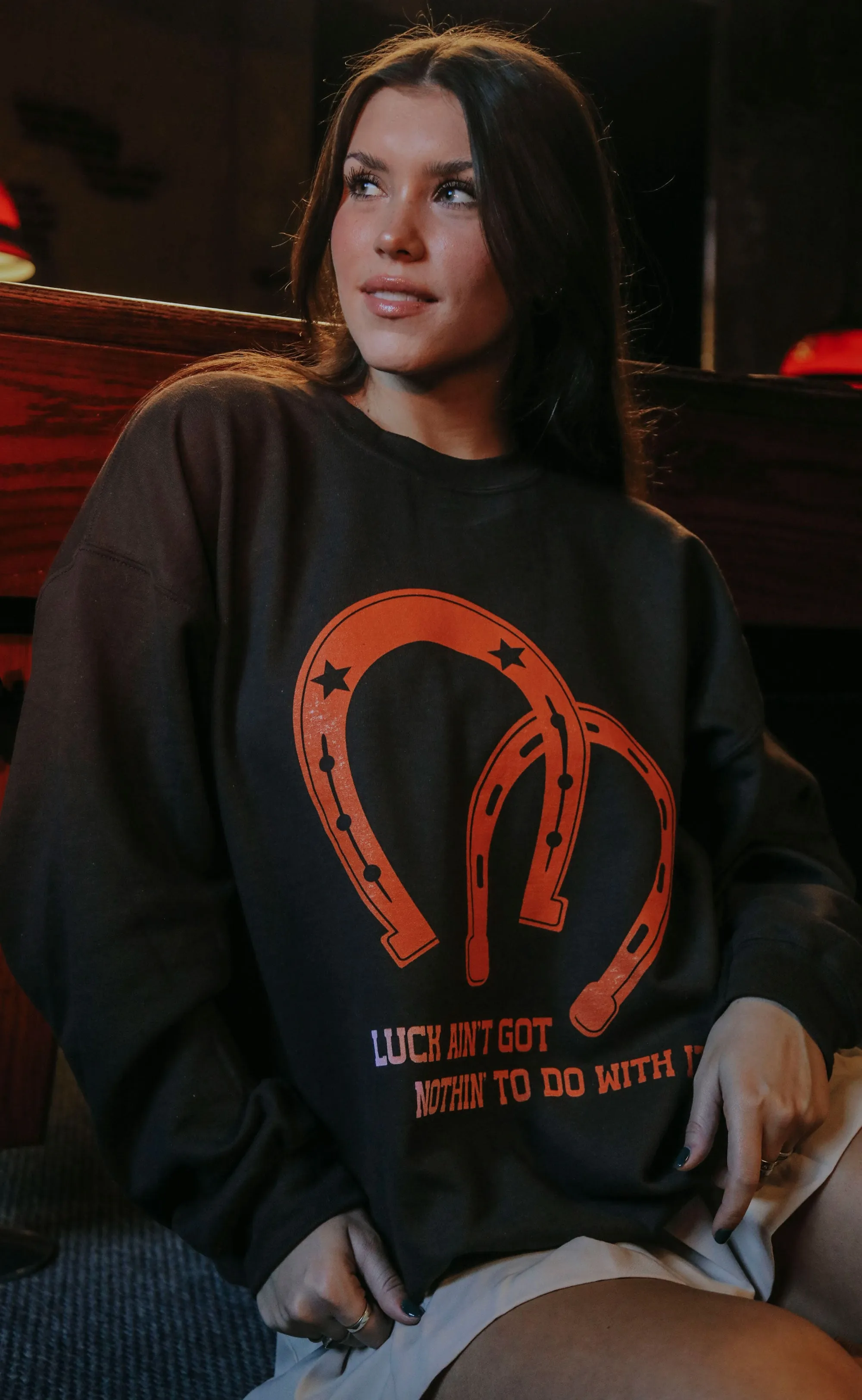 charlie southern: luck ain't sweatshirt