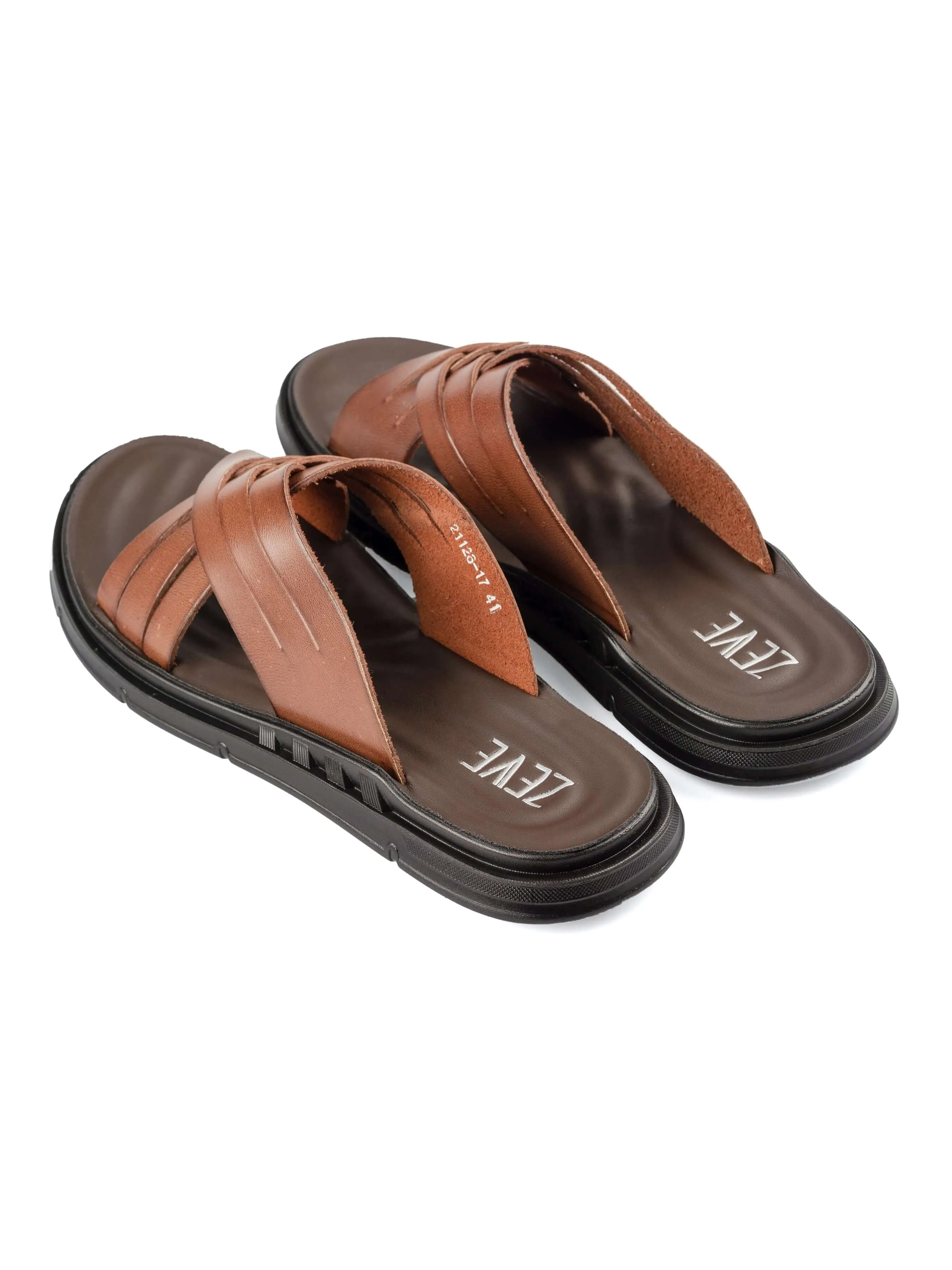 Cyro Sandal - Coffee Leather