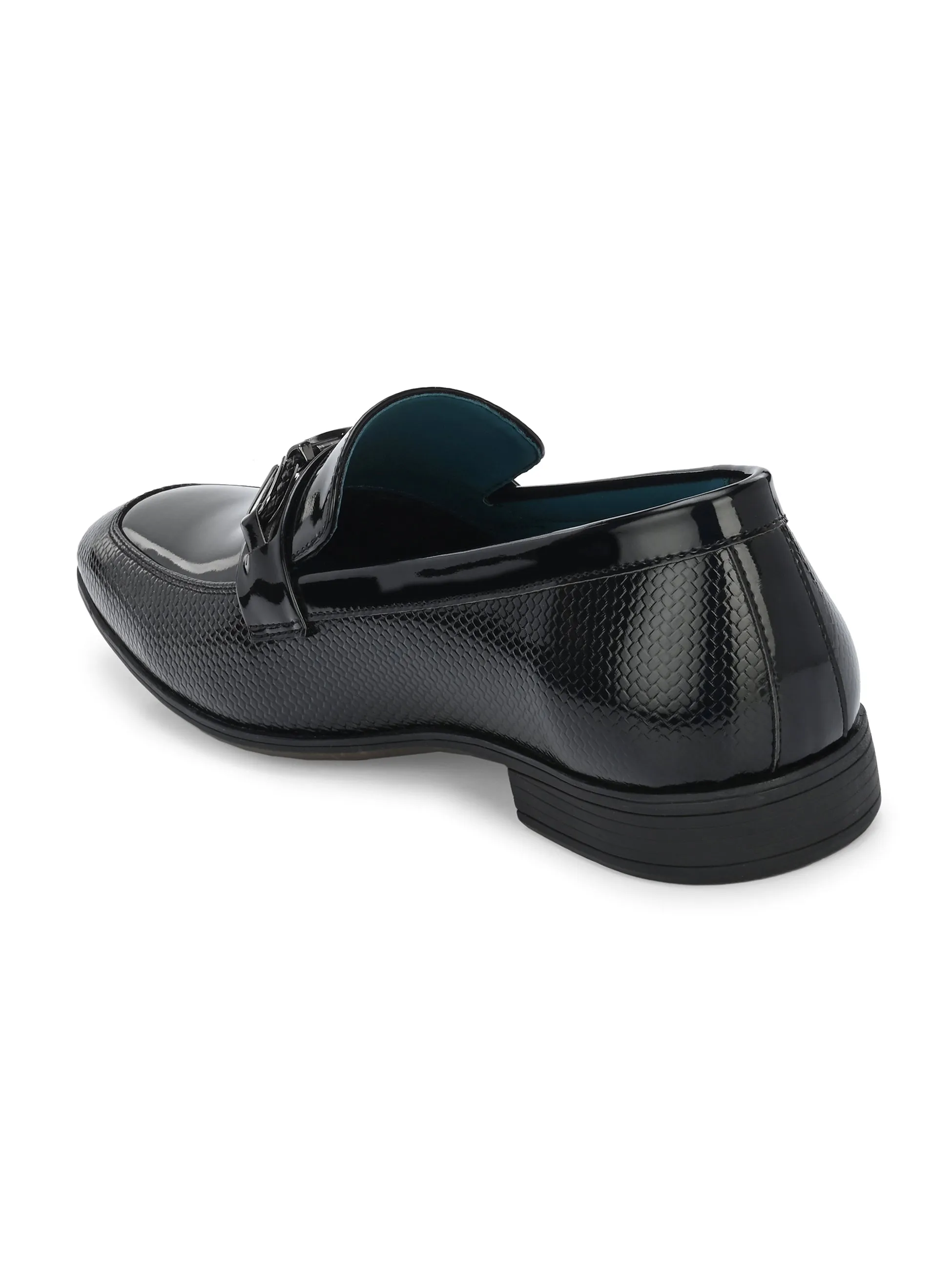 Da Vinci Black Patent Slip-Ons