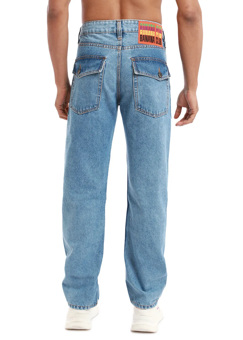 Dapper Celeste Blue Baggy fit Jeans