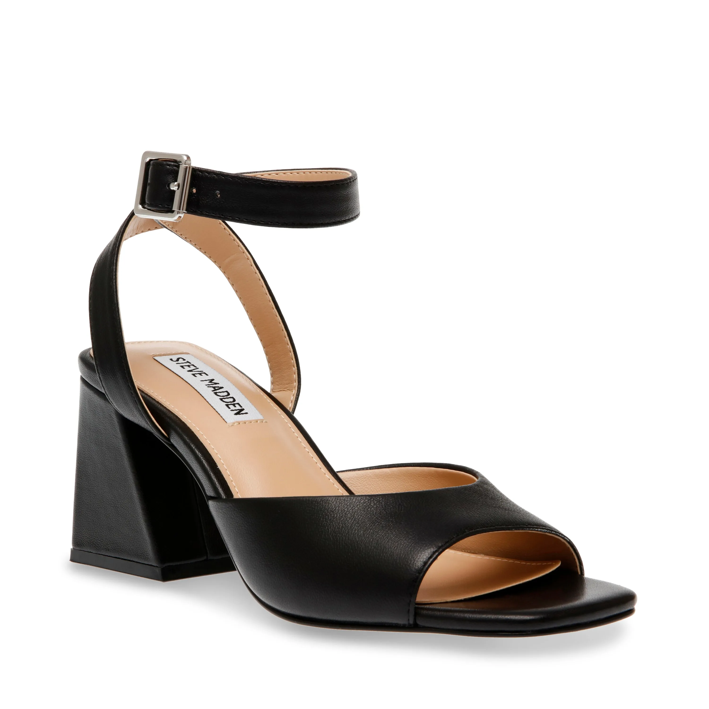 Glisten Sandal BLACK LEATHER