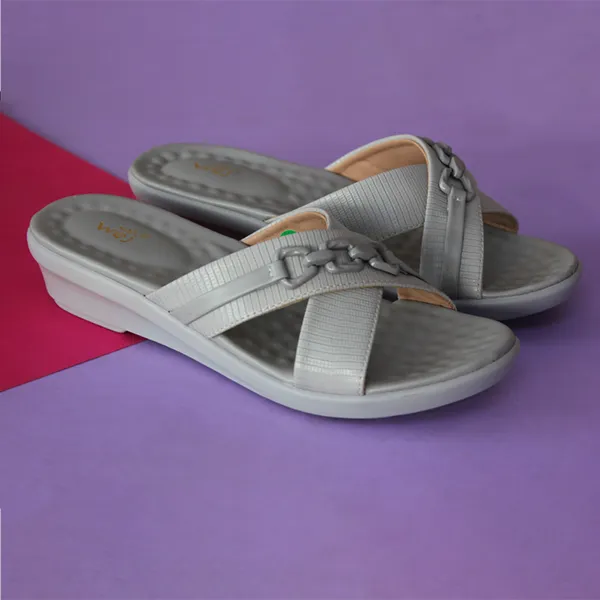 Grey Soft & Stylish Slippers for Women