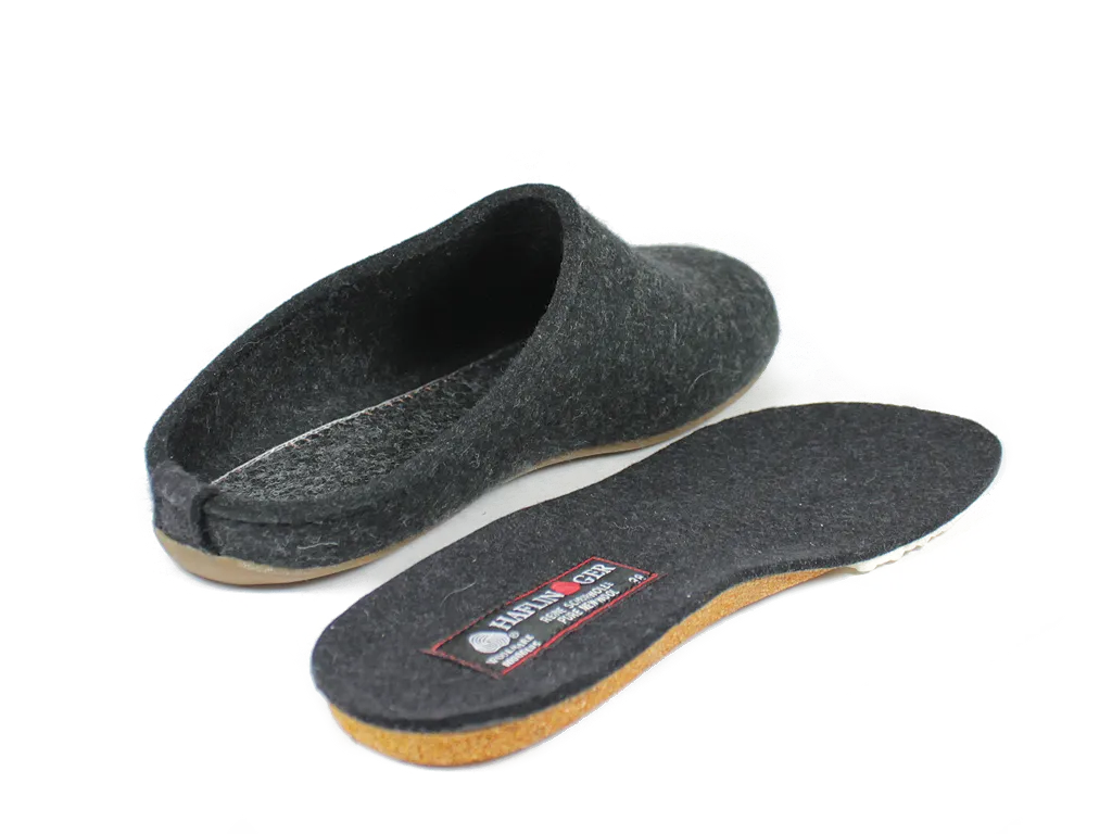 Haflinger Slippers Everest Fundus Graphite