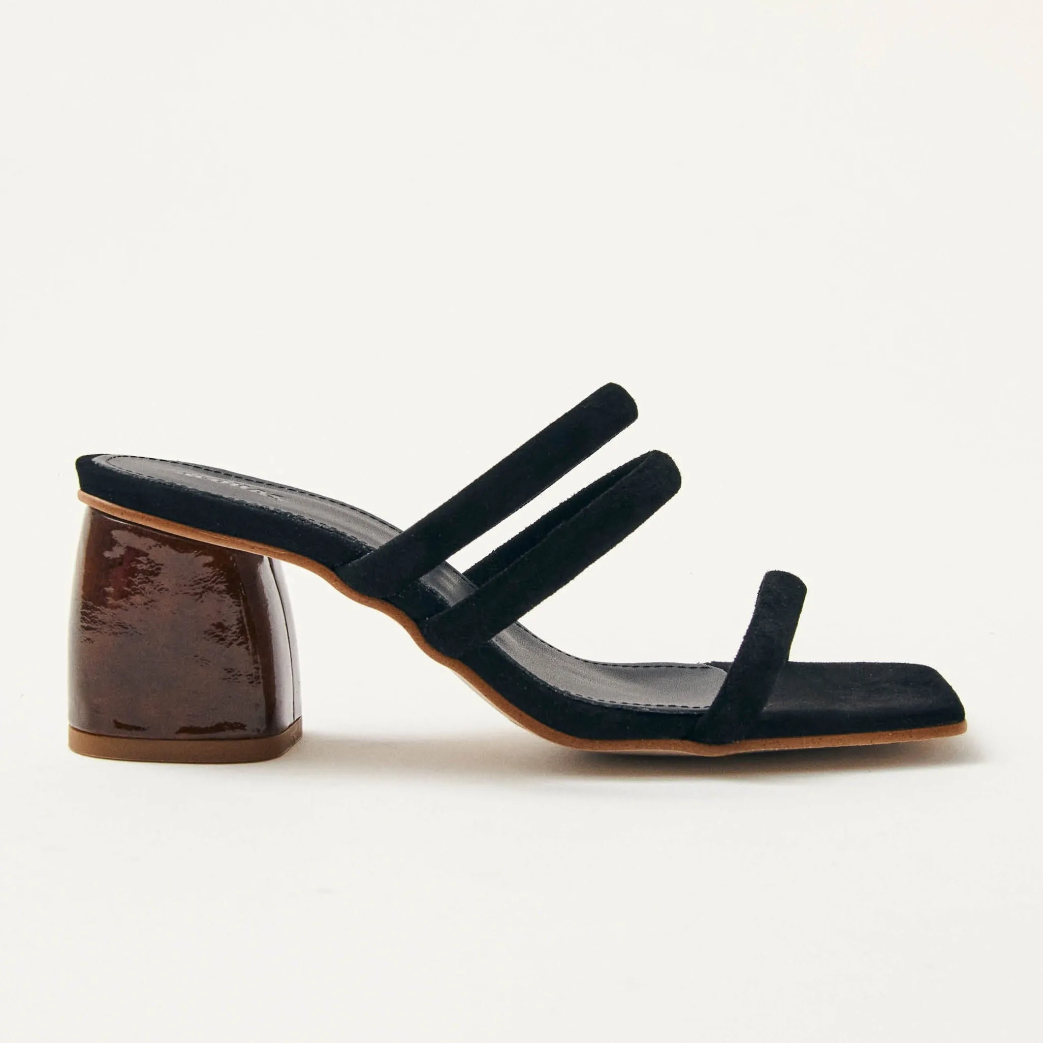 Indiana Black Leather Sandals