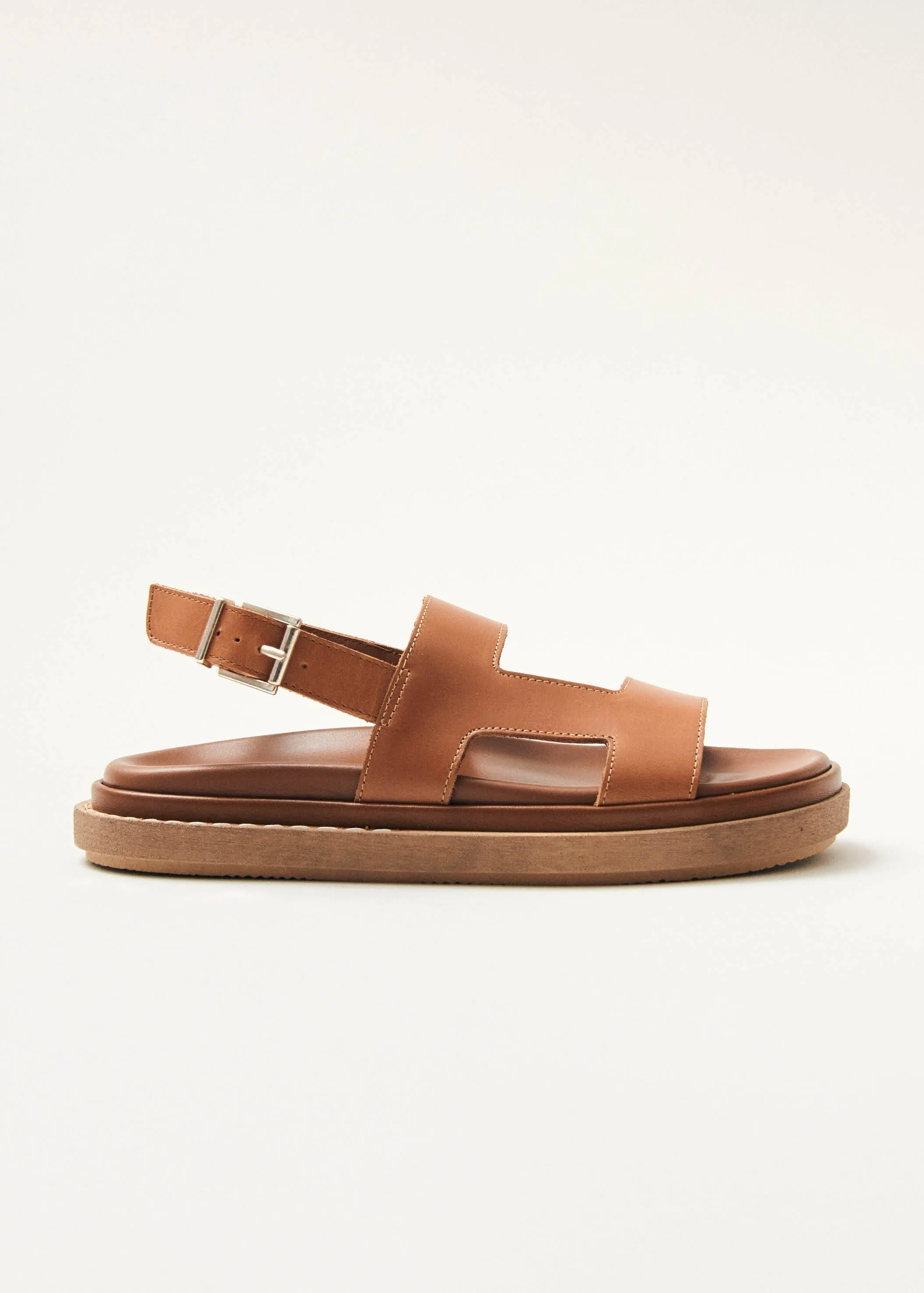 Lorelei Tan Leather Sandals