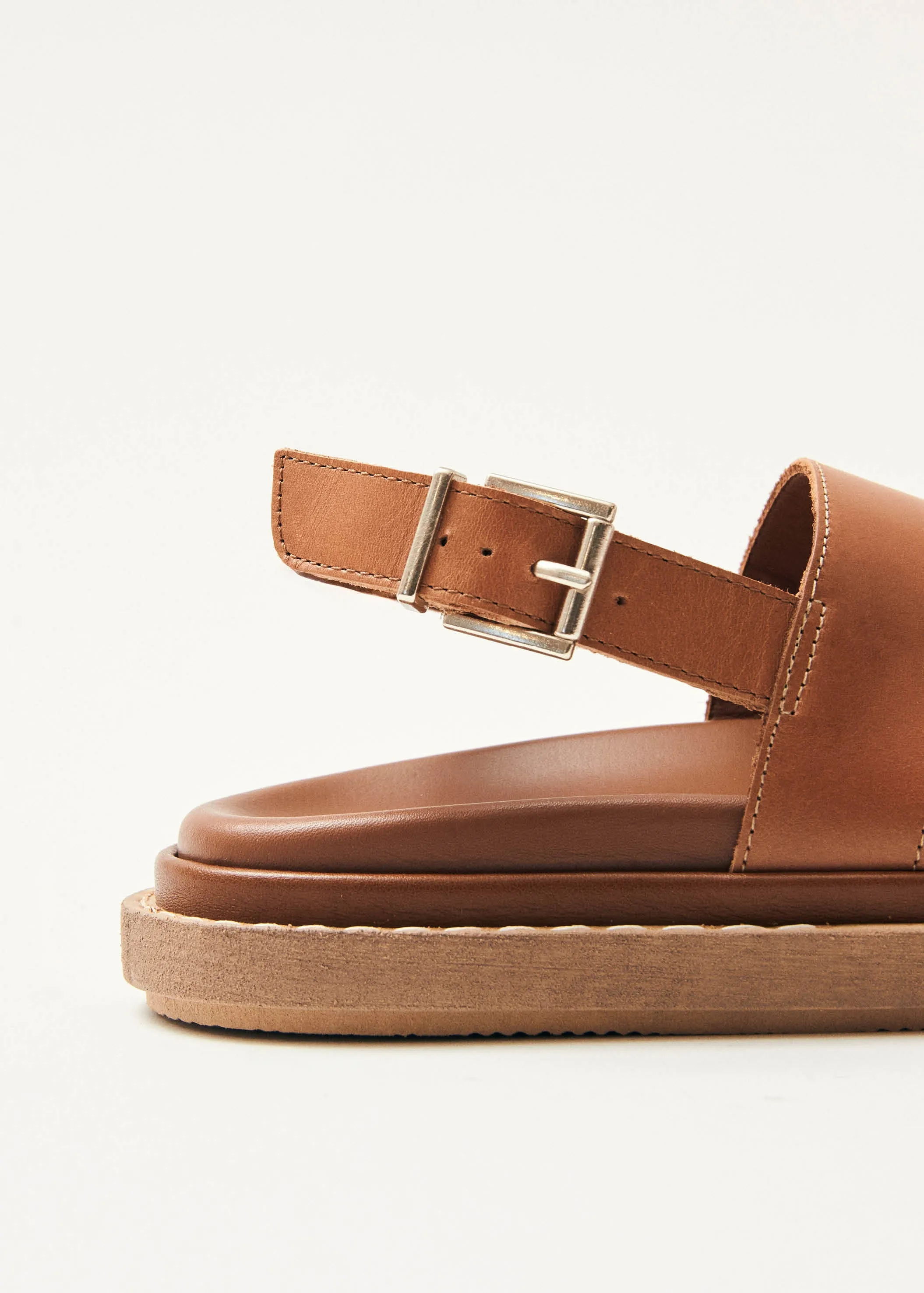 Lorelei Tan Leather Sandals