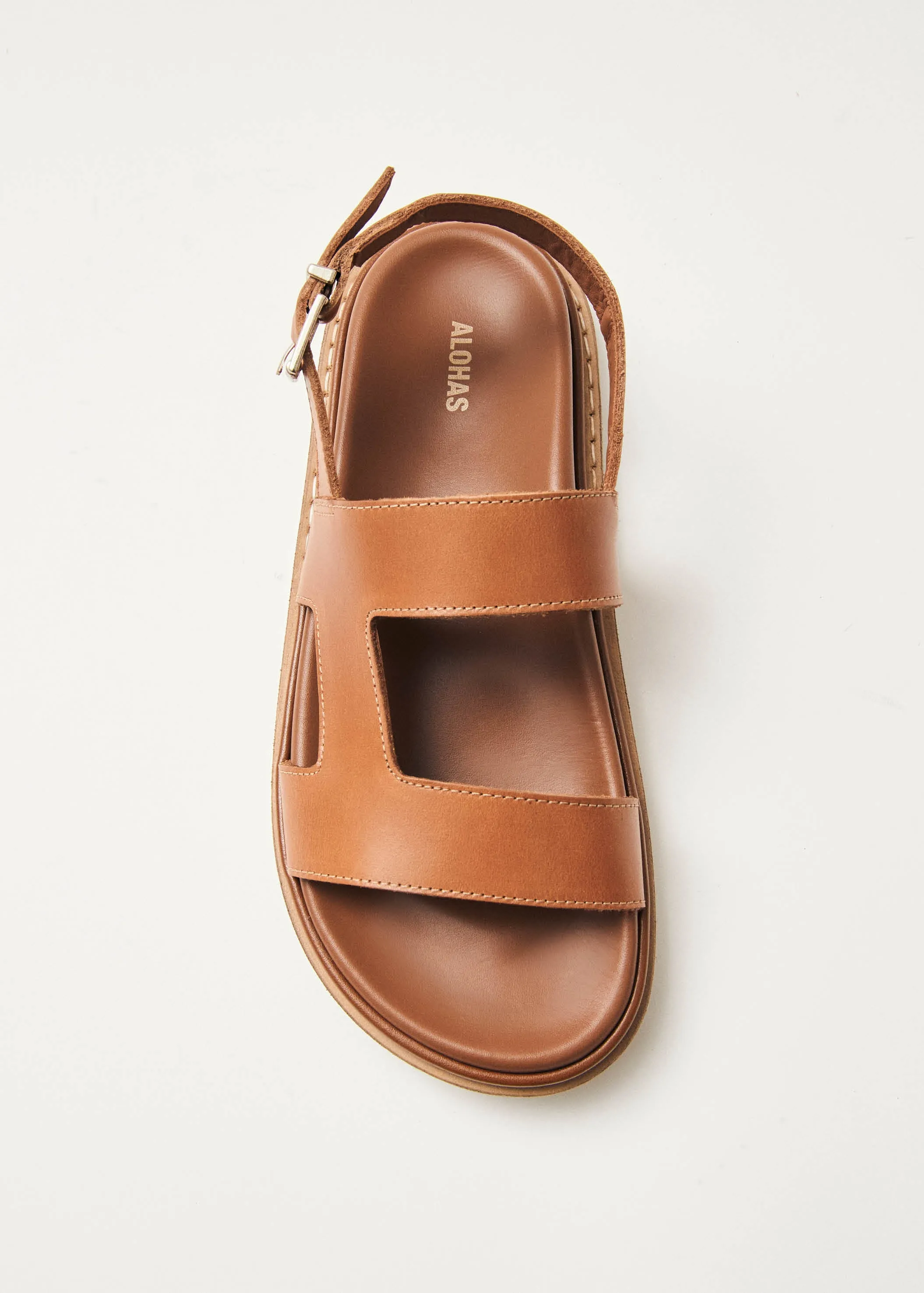 Lorelei Tan Leather Sandals