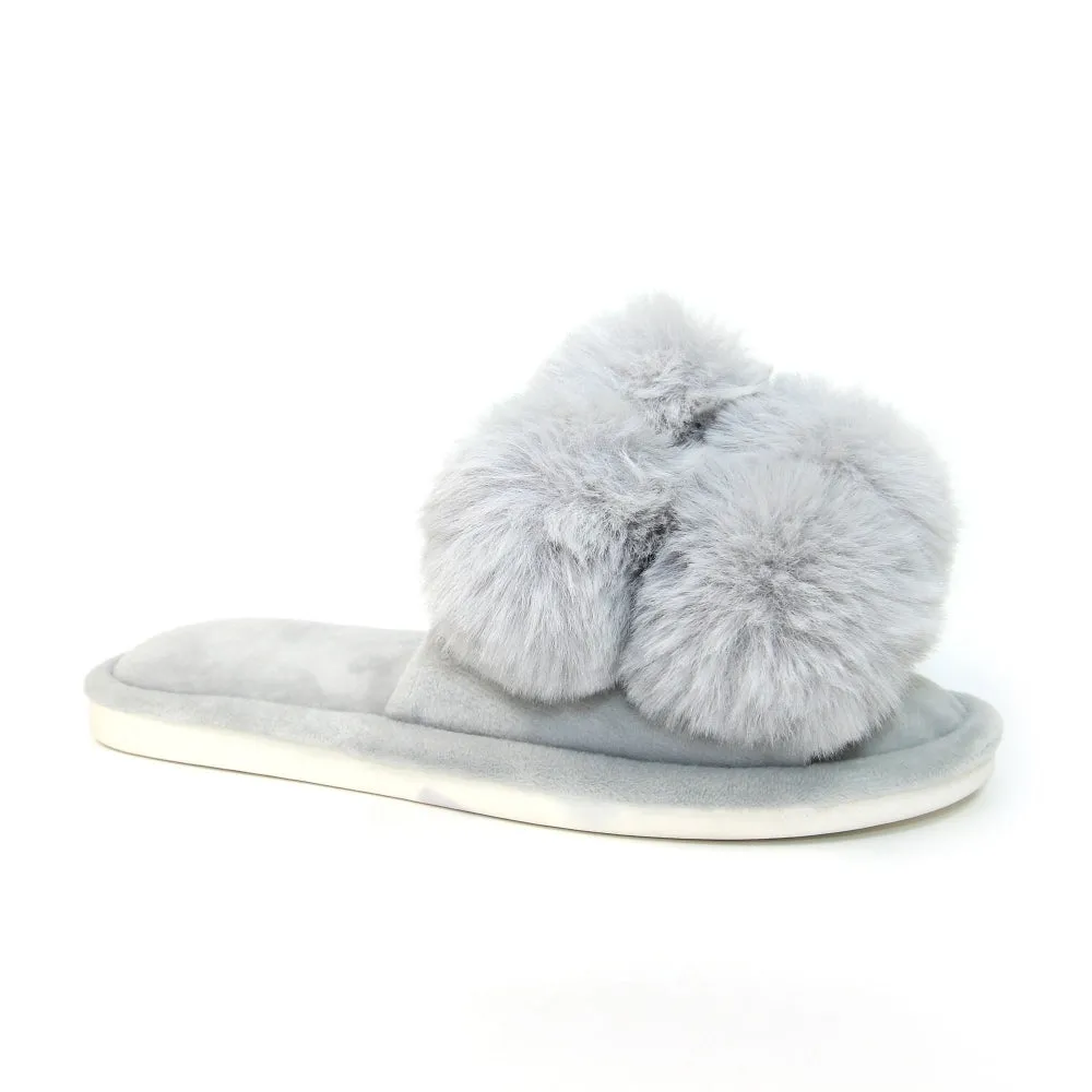 Lunar Memory Foam Slippers KLB003GRM Grey