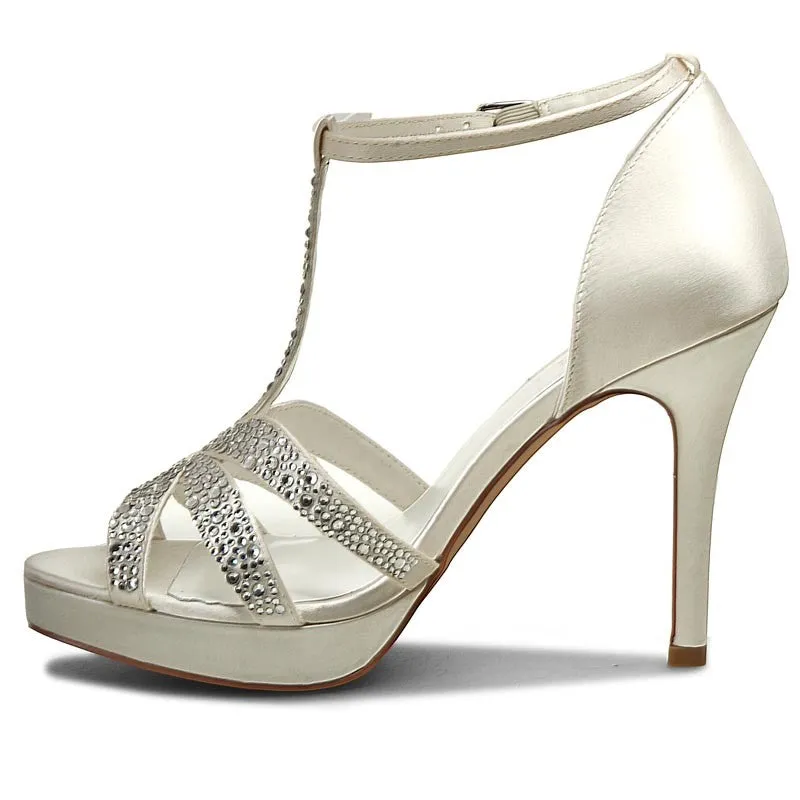 Membur Platform Ivory Sandal 07256