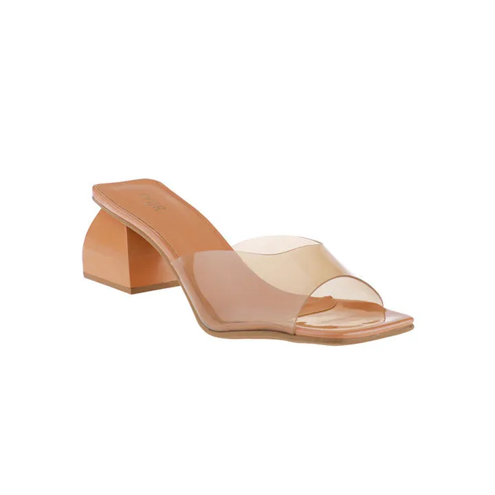 Mid-Block Heel PVC Sandal BSS 060