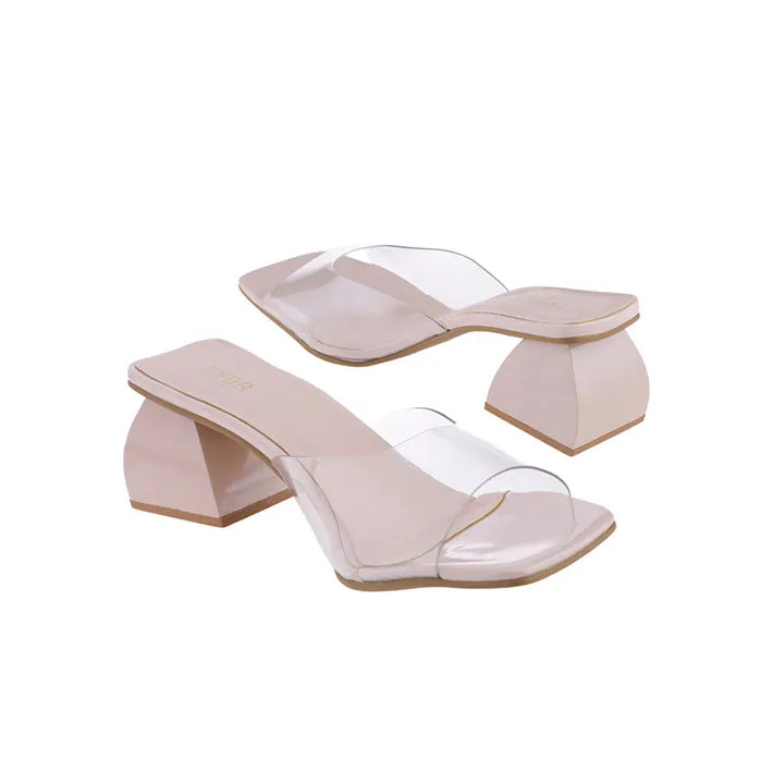 Mid-Block Heel PVC Sandal BSS 060