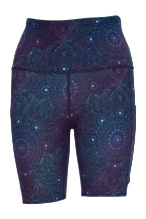 Midnight Mandala Shorts   Pockets