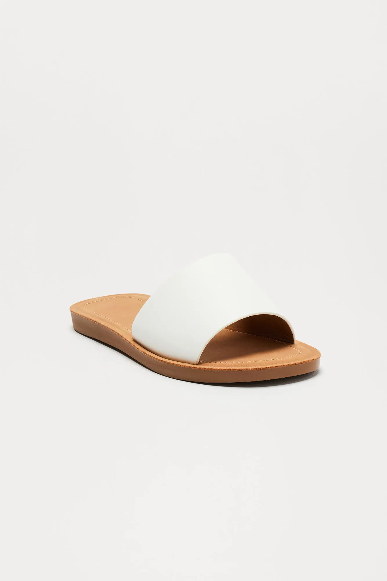 Mini Janie Flat Sandals - Off White