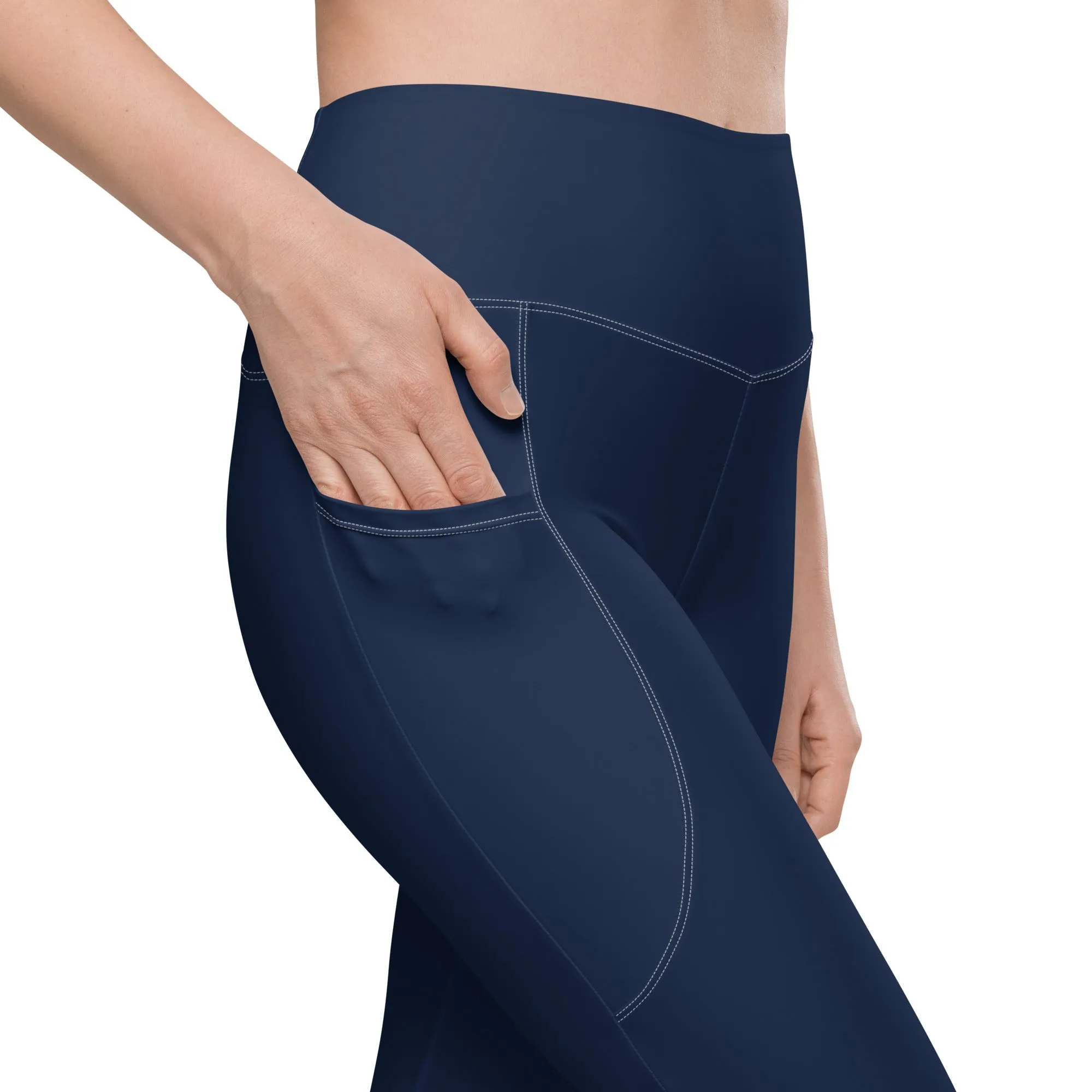 Navy Leggings with pockets