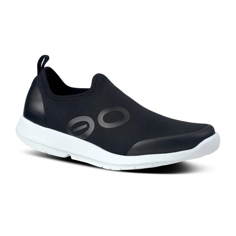 Oofos Women's OOmg Sport Low Shoe - White & Black