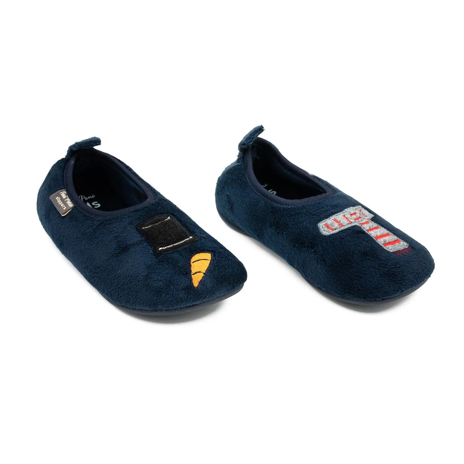 Patchwork Felt Slippers for Kids - Lezo-EF