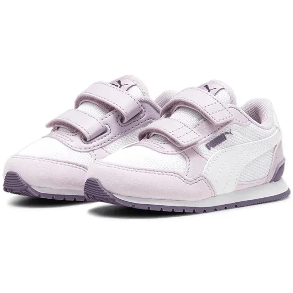 PUMA KIDS ST RUNNER WHITE/GRAPE SHOES