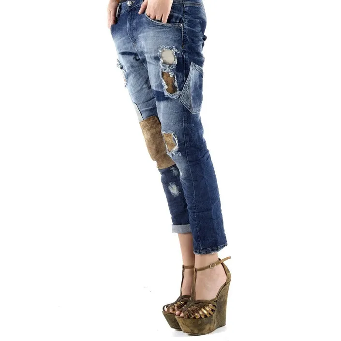 Sexy Woman Jeans Donna