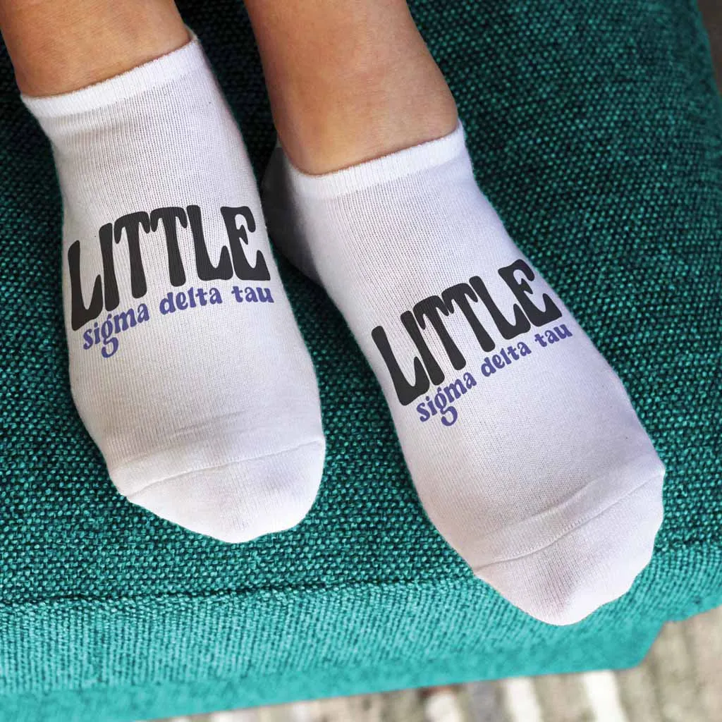 Sigma Delta Tau No Show Socks for Bigs and Littles