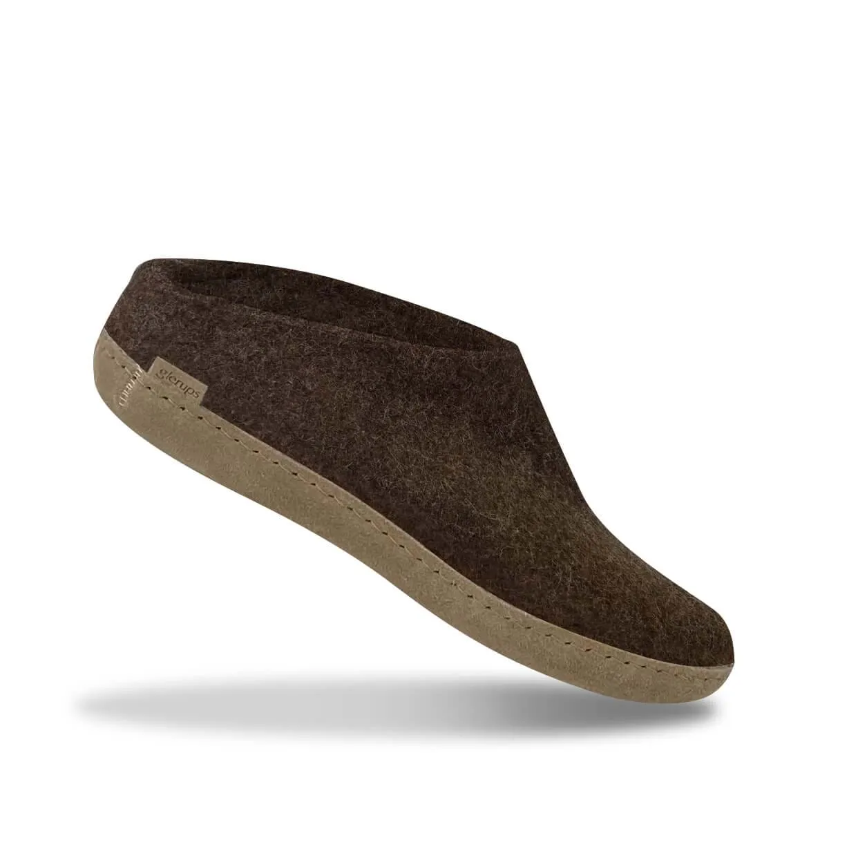 Slip-on with leather sole - Nature brown