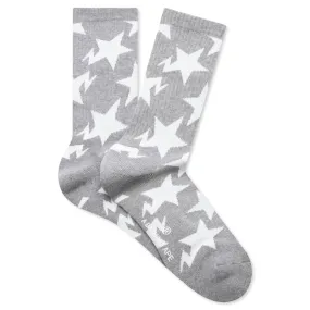 STA Pattern Socks - Grey