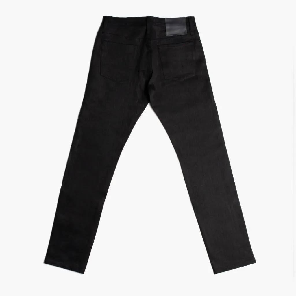 UB Stretch Selvedge Tapered Jeans | Black