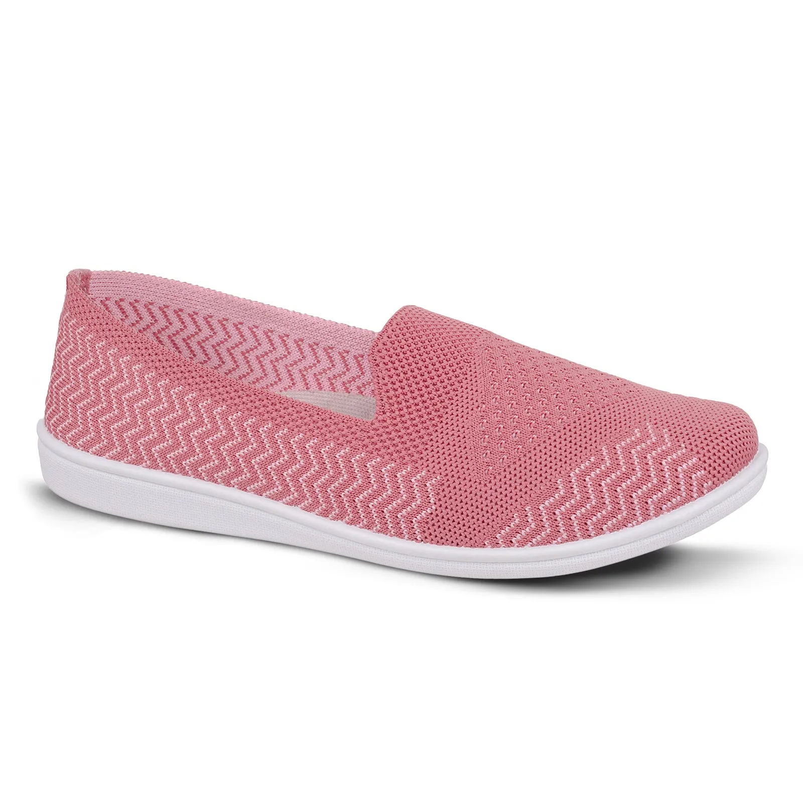 Walkaroo Go Womens Textured Belly Shoes - WC4945 Peach