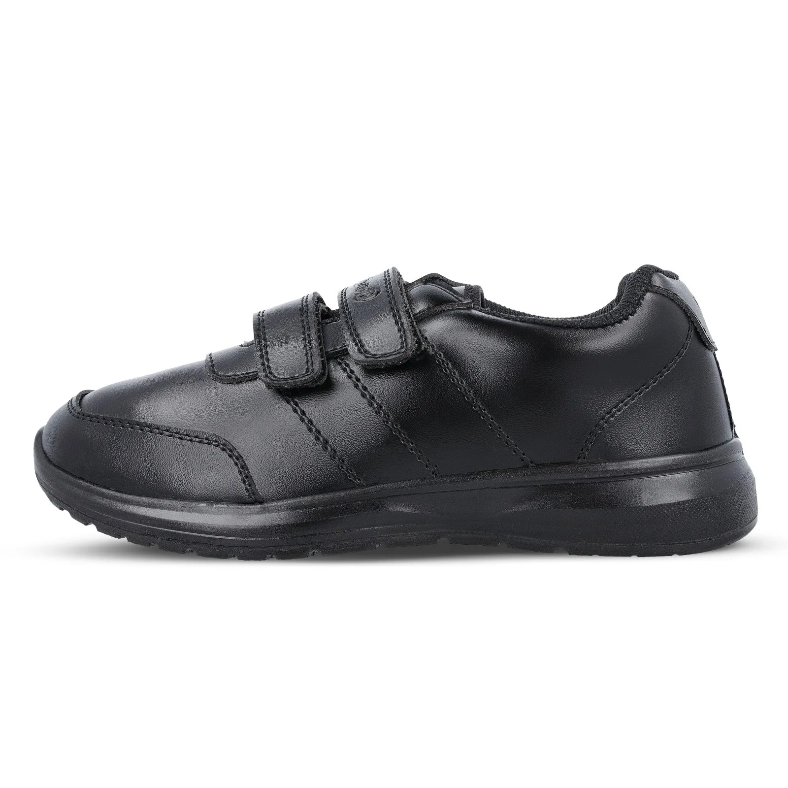 Walkaroo Senior boys School Shoes - WV502 Black